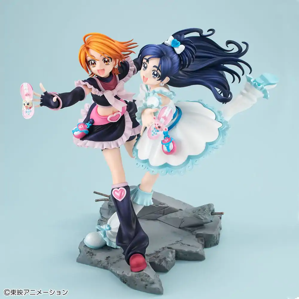 Pretty Cure PVC Statue Cure Black & Cure White 22 cm termékfotó