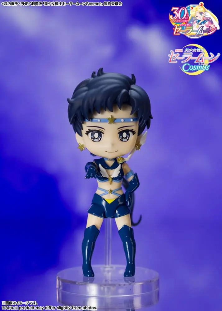 Pretty Guardian Sailor Moon Cosmos: The Movie Figuarts mini Actionfigur Sailor Star Fighter Cosmos Edition 9 cm Produktfoto