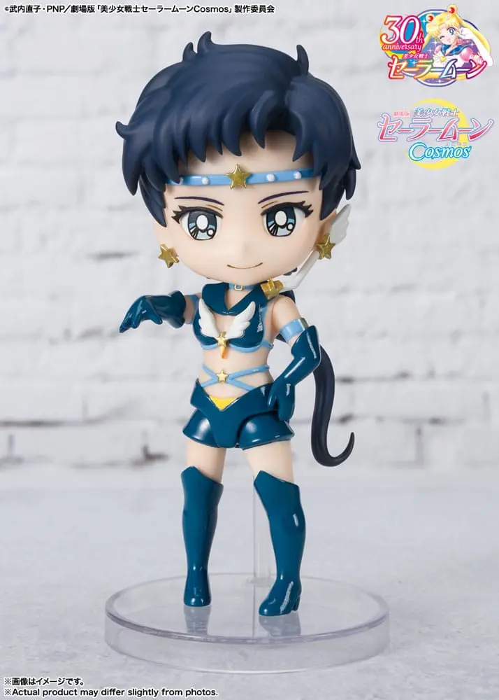 Pretty Guardian Sailor Moon Cosmos: The Movie Figuarts mini Actionfigur Sailor Star Fighter Cosmos Edition 9 cm Produktfoto