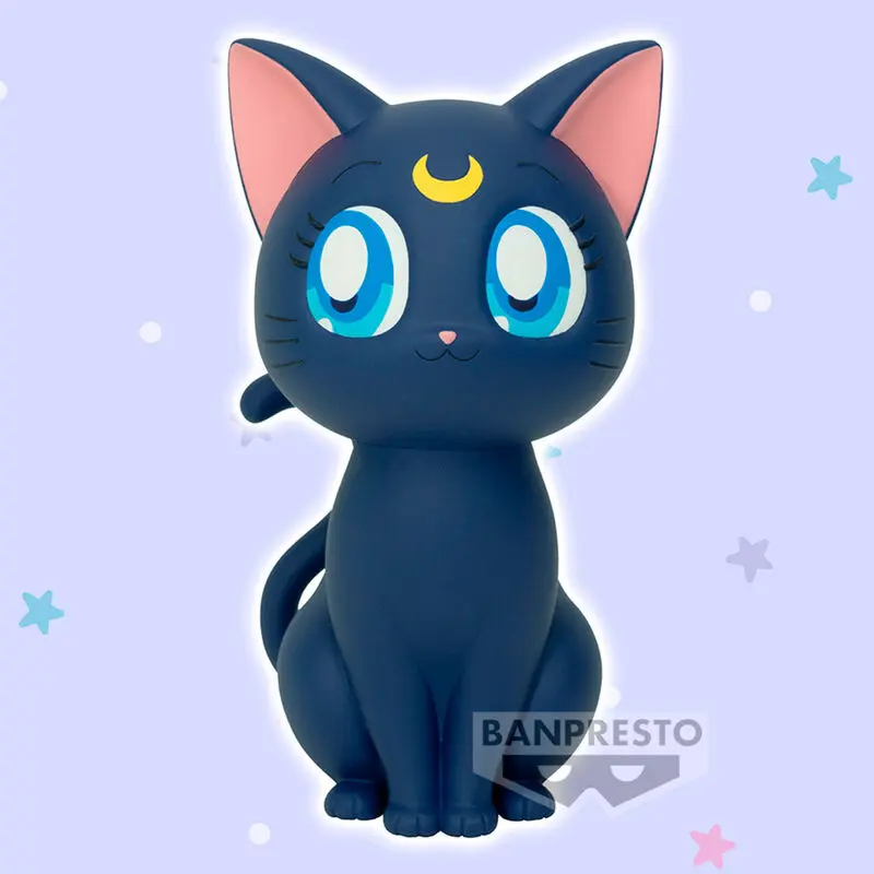 Pretty Guardian Sailor Moon Cosmos the Movie Sofvimates Luna Figur 15cm Produktfoto