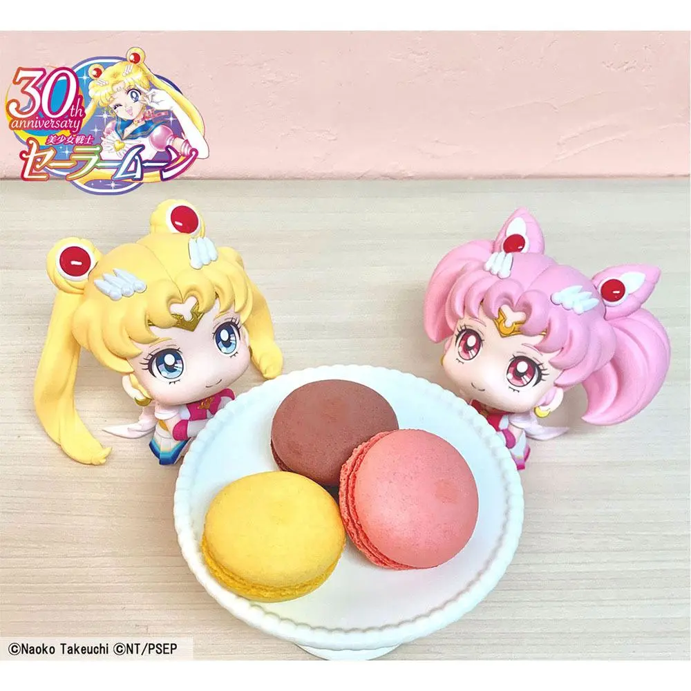 Pretty Guardian Sailor Moon Look Up PVC Statuen Super Sailor Moon & Super Sailor Chibi Moon LTD Ver. 11 cm Produktfoto
