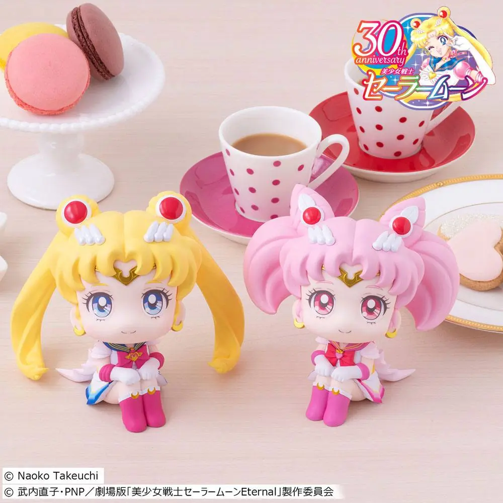 Pretty Guardian Sailor Moon Look Up PVC Statuen Super Sailor Moon & Super Sailor Chibi Moon LTD Ver. 11 cm Produktfoto