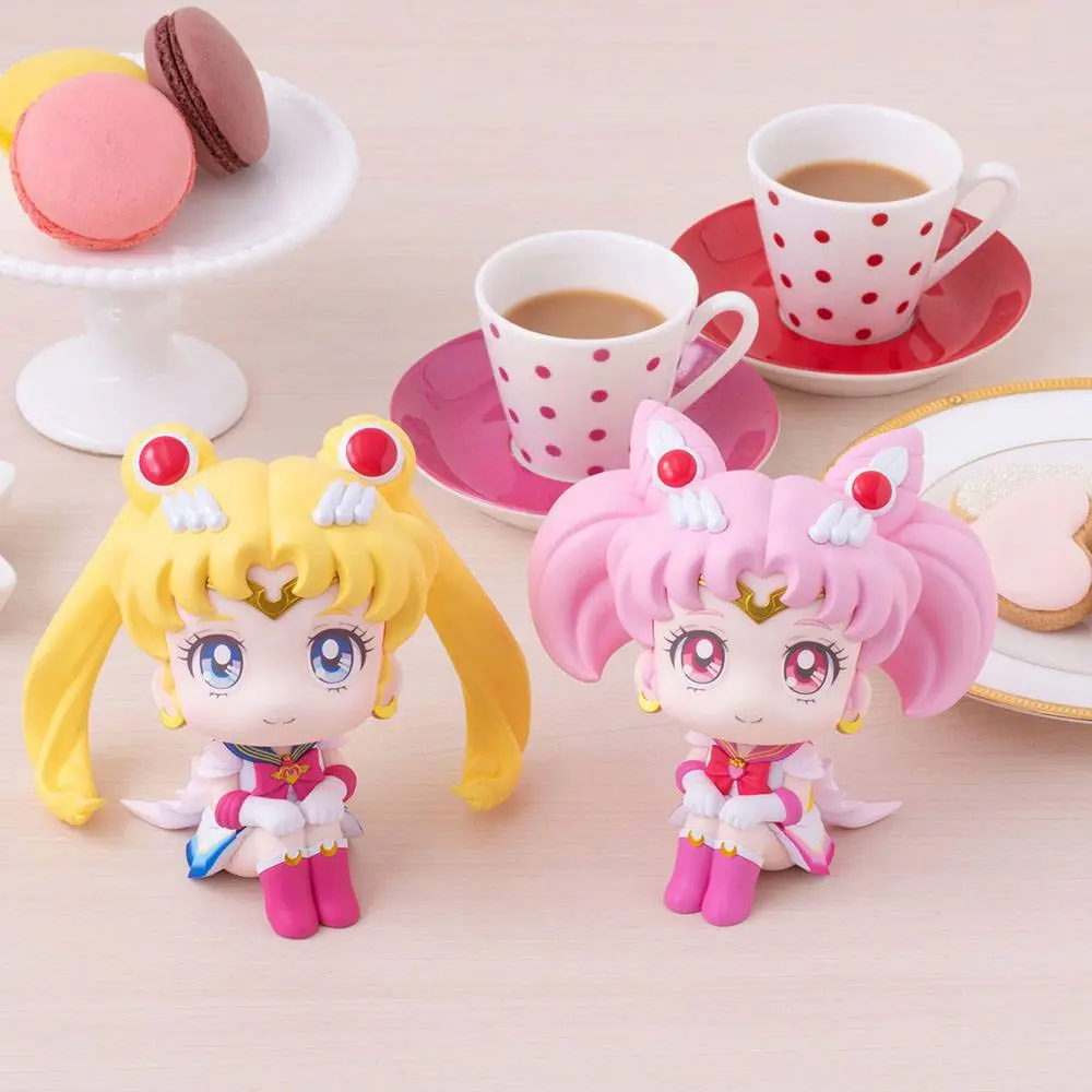 Pretty Guardian Sailor Moon Look Up PVC Statuen Super Sailor Moon & Super Sailor Chibi Moon LTD Ver. 11 cm Produktfoto