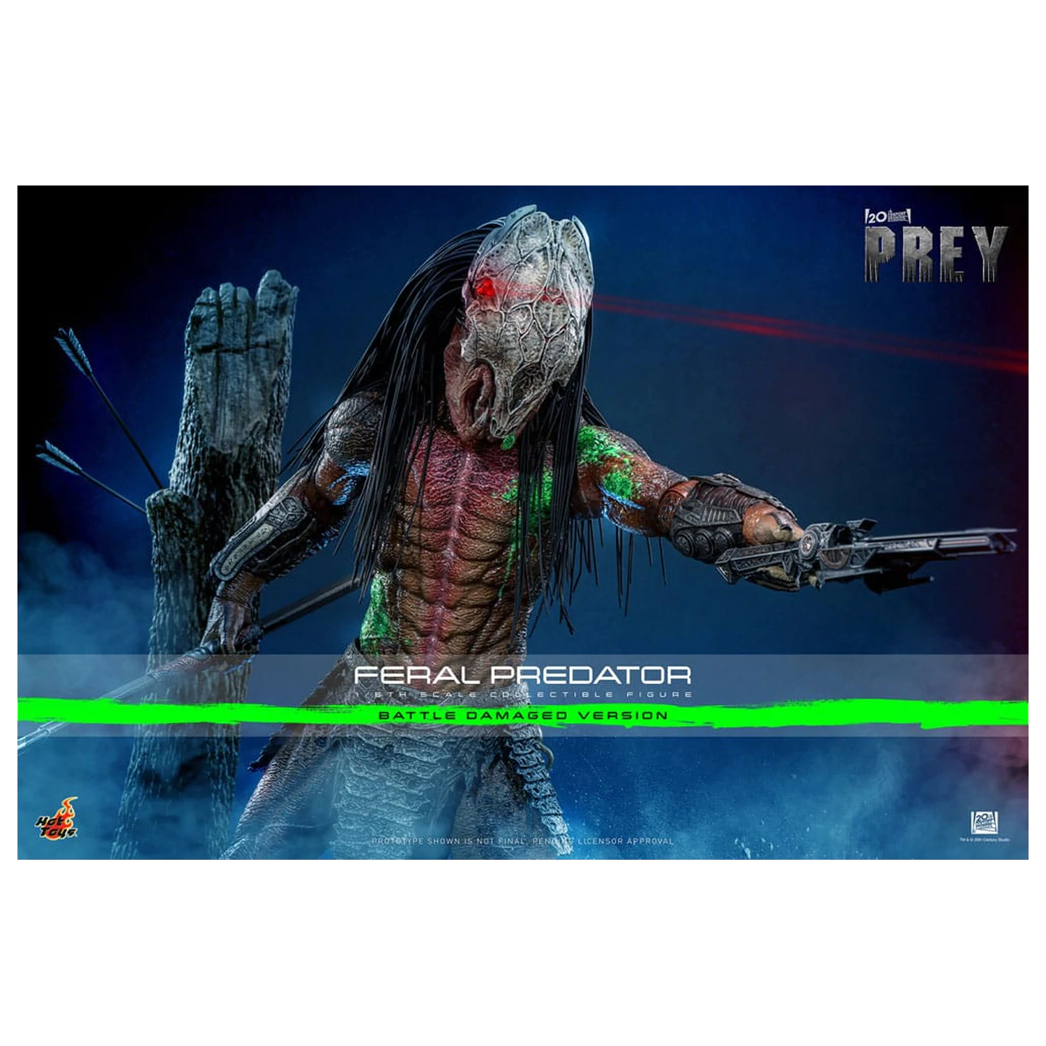 Prey Actionfigur 1/6 Feral Predator (Battle Damaged Version) 37 cm Produktfoto