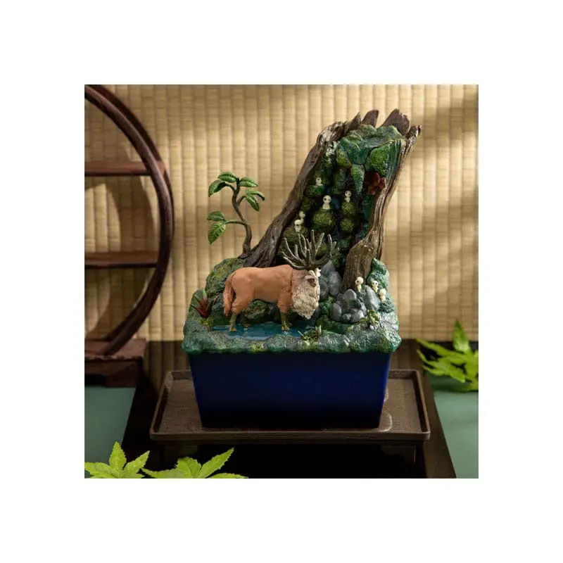 Prinzessin Mononoke Statue Bonsai Water Garden Mysterious Forest 24 cm termékfotó