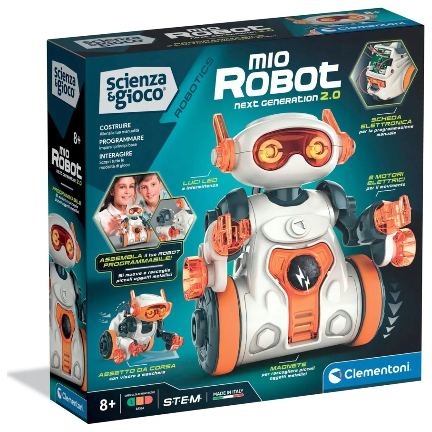 Programmable Spielzeug Roboter Mio the Robot 2.0 Bausatz Produktfoto