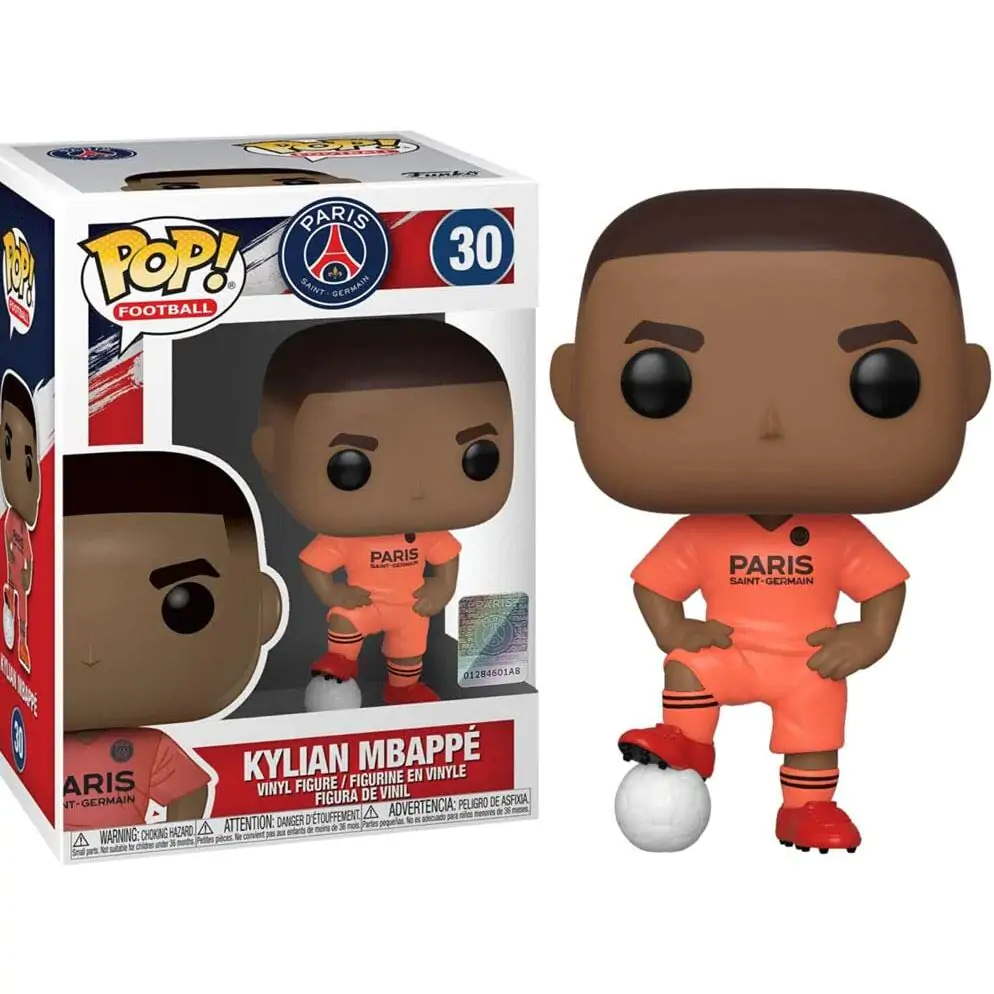 PSG POP! Football Vinyl Figur Kylian Mbappé (Away Kit) 9 cm Produktfoto