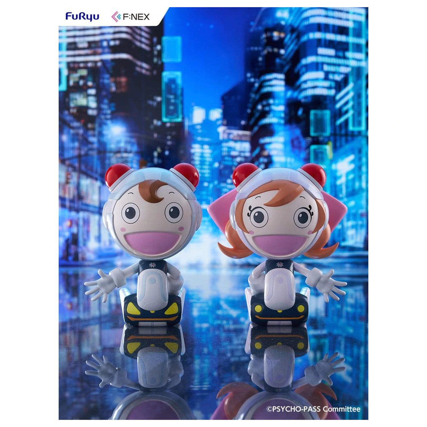 Psycho-Pass: Providence F:NEX PVC Figuren 2er-Pack Komissa Taro & Komissa Hanako 15 cm Produktfoto
