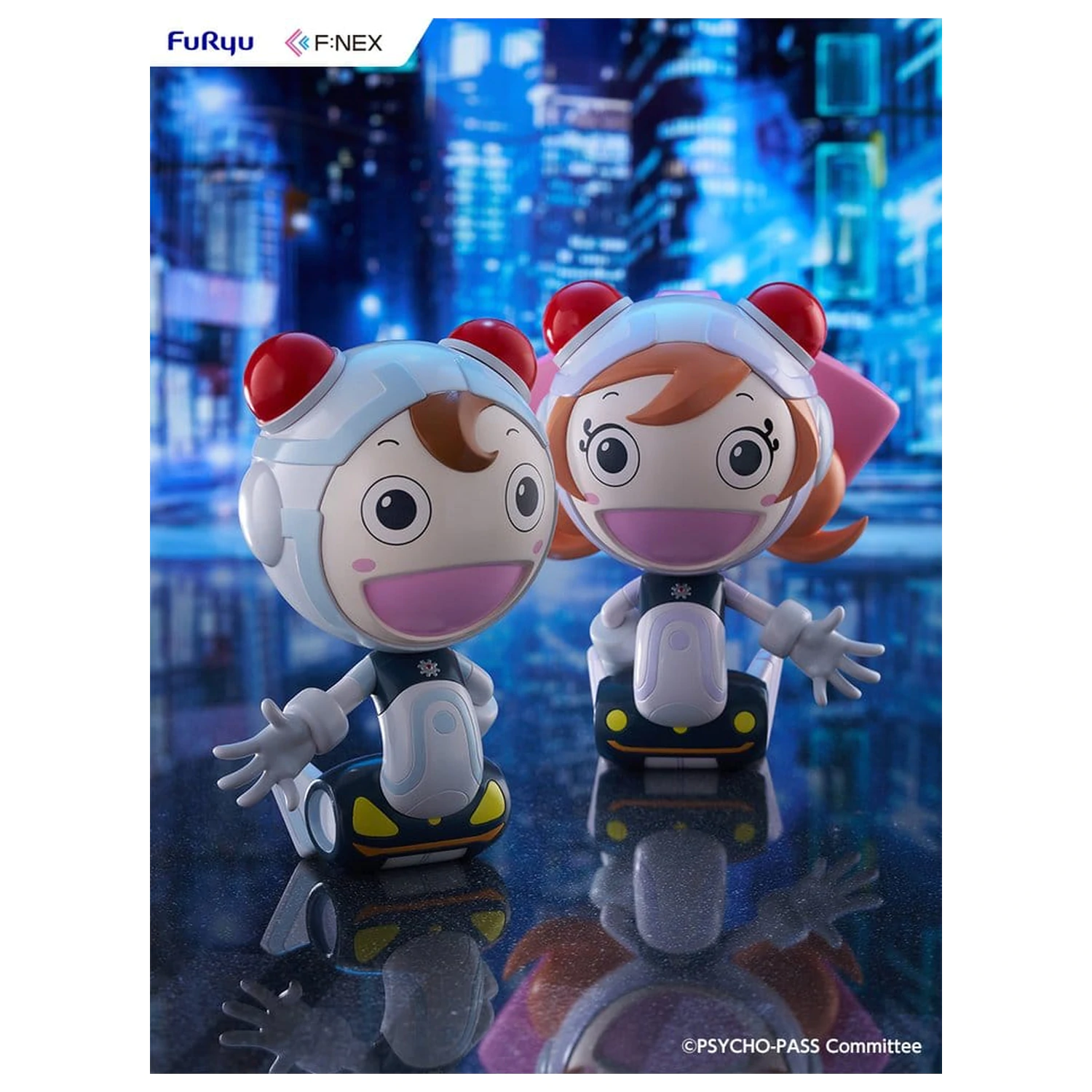 Psycho-Pass: Providence F:NEX PVC Figuren 2er-Pack Komissa Taro & Komissa Hanako 15 cm Produktfoto