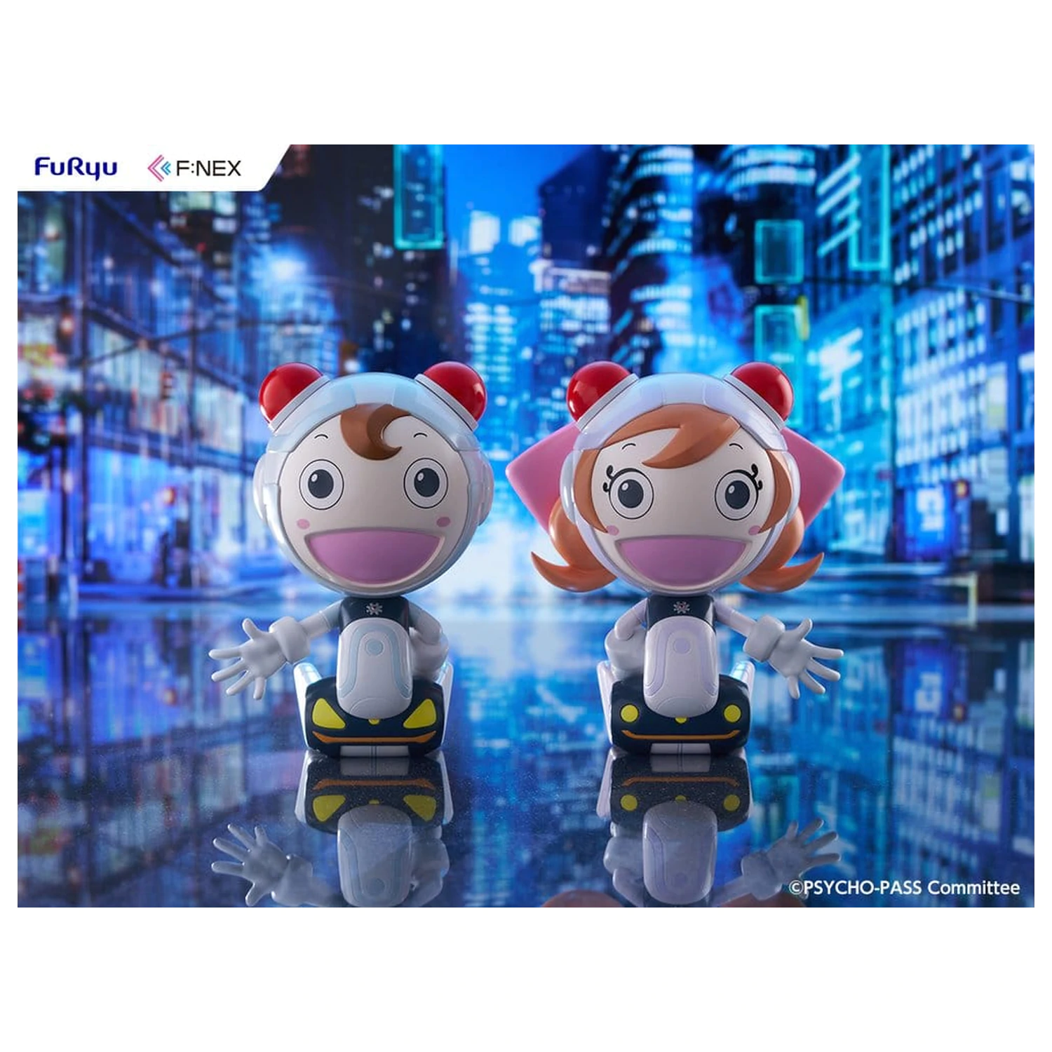 Psycho-Pass: Providence F:NEX PVC Figuren 2er-Pack Komissa Taro & Komissa Hanako 15 cm Produktfoto