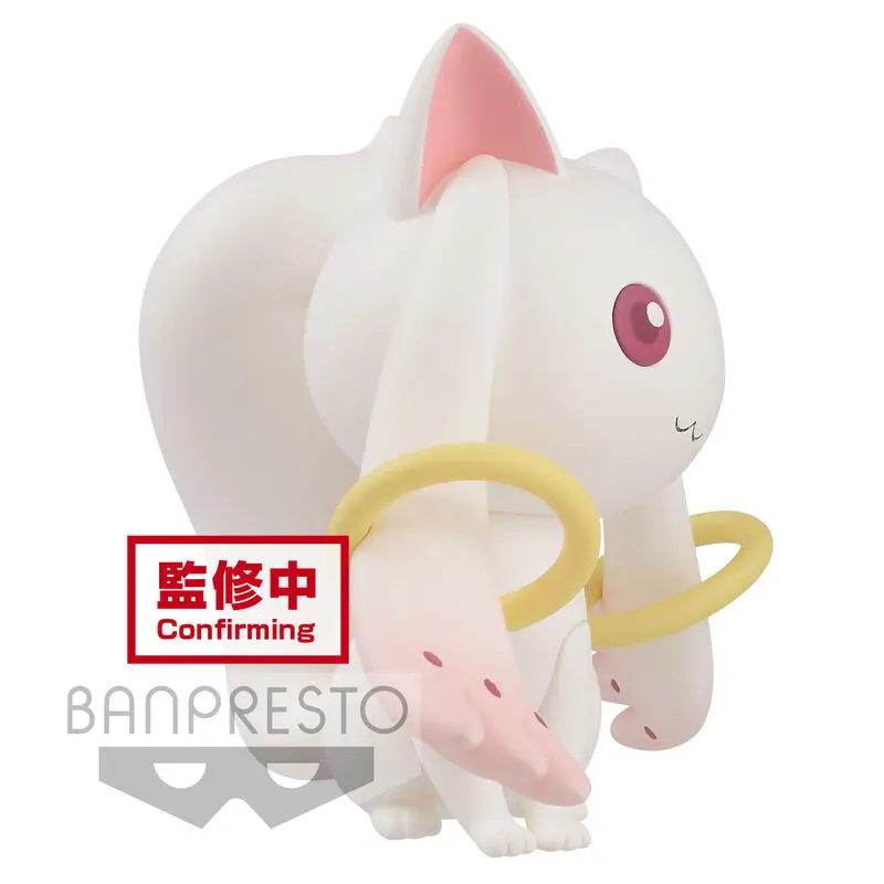 Puella Magi Madoka Magica 10th Anniversary Fluffy Puffy Mini Figur Kyubey 7 cm Produktfoto