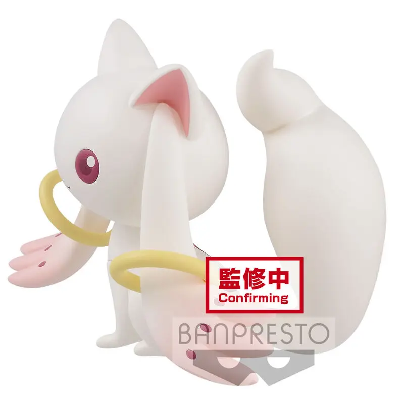 Puella Magi Madoka Magica 10th Anniversary Fluffy Puffy Mini Figur Kyubey 7 cm Produktfoto