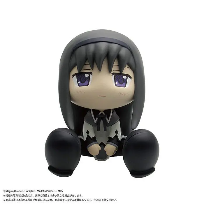 Puella Magi Madoka Magica Binivini Baby weicher Vinyl Figur Homura Akemi 12 cm Produktfoto