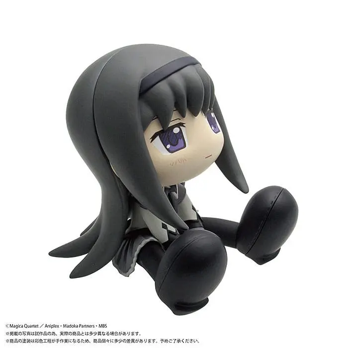 Puella Magi Madoka Magica Binivini Baby weicher Vinyl Figur Homura Akemi 12 cm Produktfoto