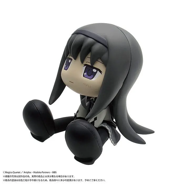 Puella Magi Madoka Magica Binivini Baby weicher Vinyl Figur Homura Akemi 12 cm Produktfoto