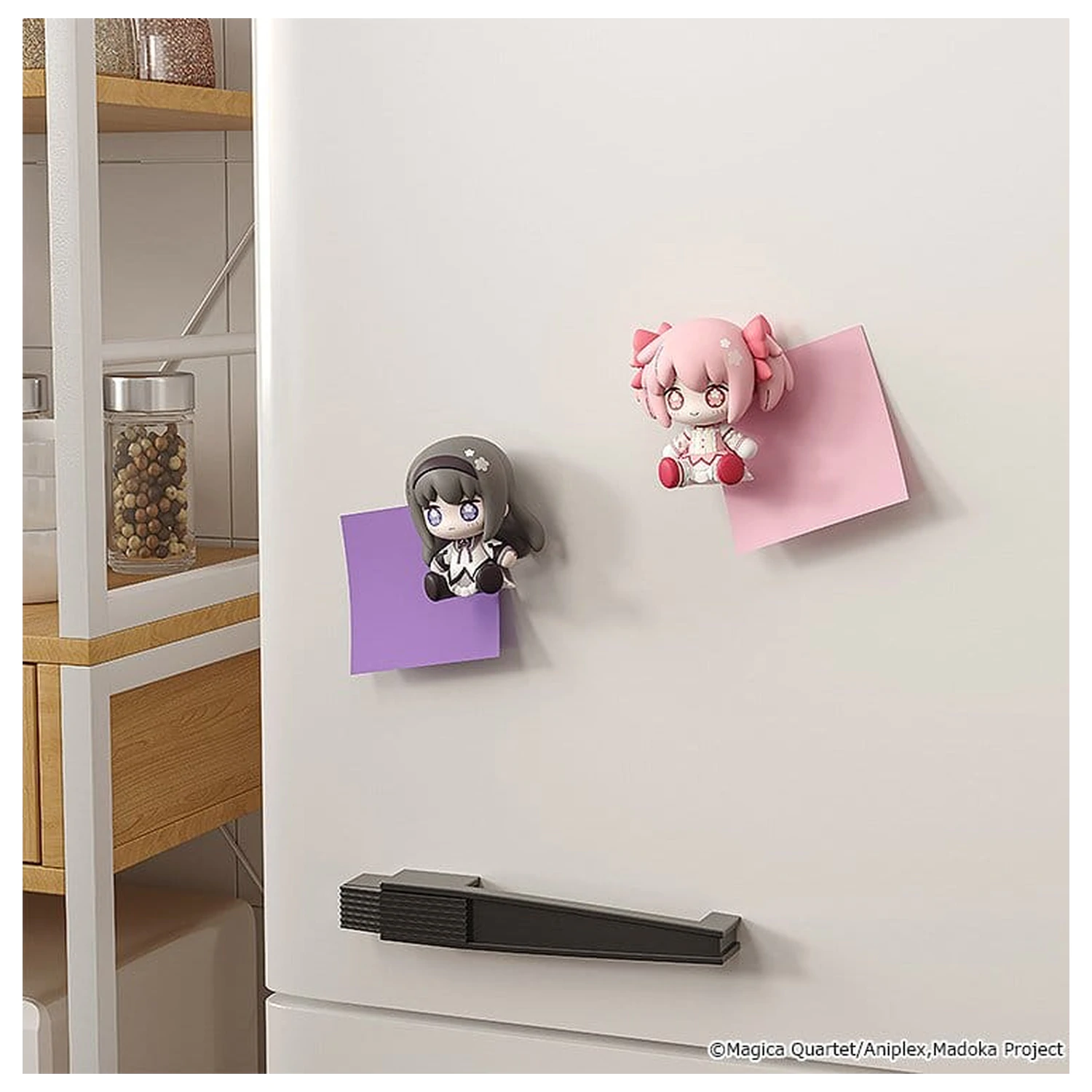 Puella Magi Madoka Magica Huggy Good Smile Mini Figur Homura Akemi 7 cm Produktfoto