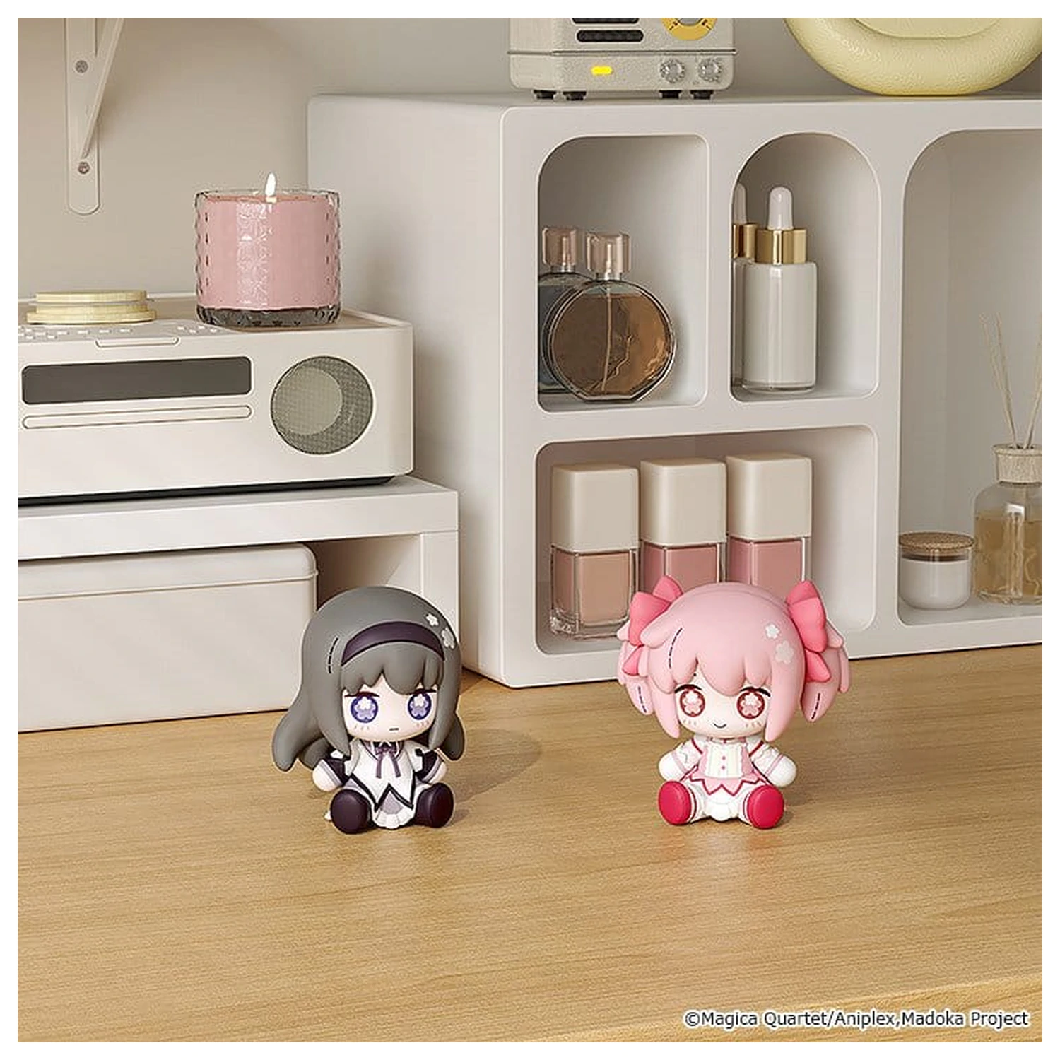 Puella Magi Madoka Magica Huggy Good Smile Mini Figur Homura Akemi 7 cm Produktfoto