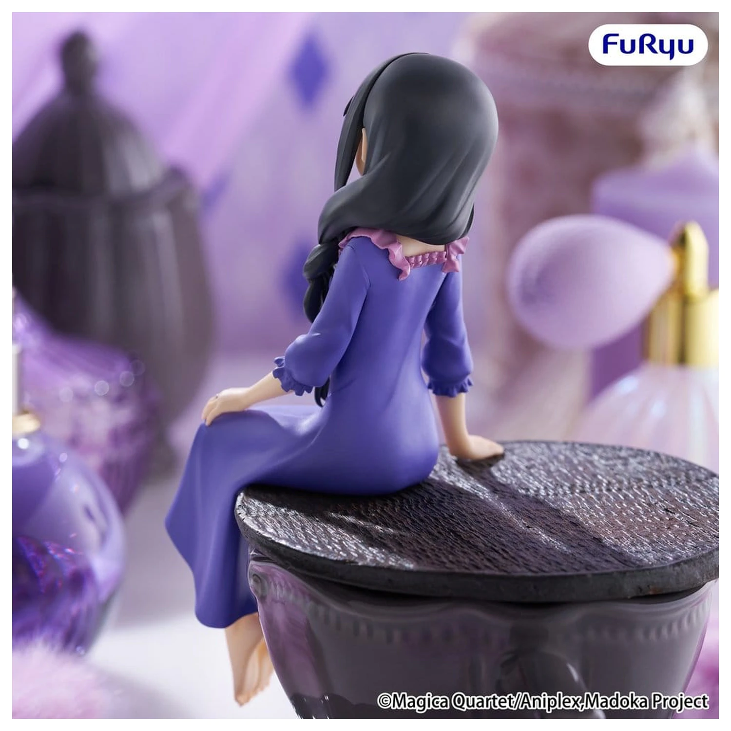 Puella Magi Madoka Magica PVC Figur Noodle Stopper -Homura Akemi- 15 cm Produktfoto