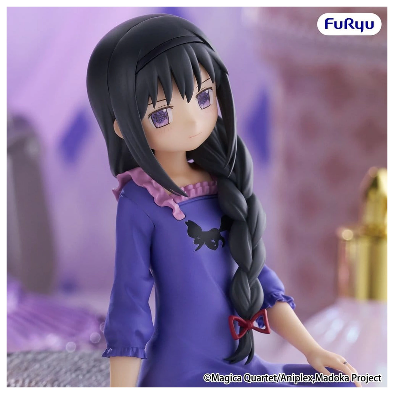 Puella Magi Madoka Magica PVC Figur Noodle Stopper -Homura Akemi- 15 cm Produktfoto
