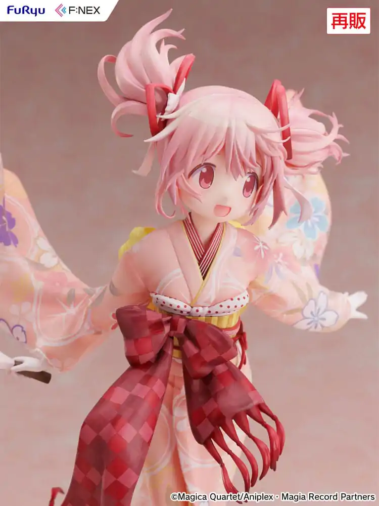 Puella Magi Madoka Magica Side Story Magia Record PVC Statue 1/7 Madoka Kaname Kimono Ver. 22 cm Produktfoto