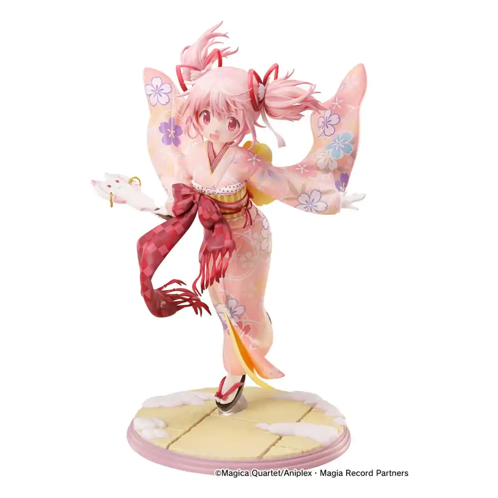 Puella Magi Madoka Magica Side Story Magia Record PVC Statue 1/7 Madoka Kaname Kimono Ver. 22 cm Produktfoto