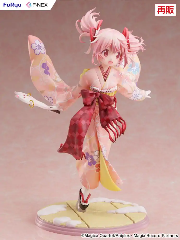 Puella Magi Madoka Magica Side Story Magia Record PVC Statue 1/7 Madoka Kaname Kimono Ver. 22 cm Produktfoto