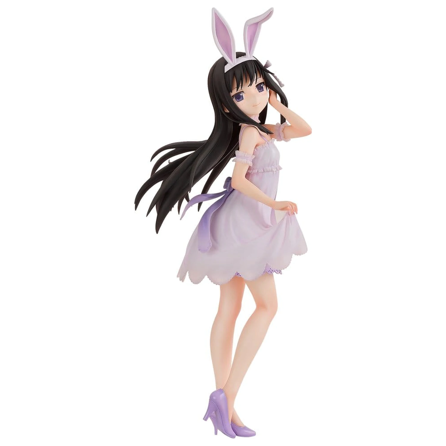 Puella Magi Madoka Magica The Movie -Rebellion- PVC Figur 1/4 Homura Akemi: Rabbit Ears Ver. 42 cm Produktfoto