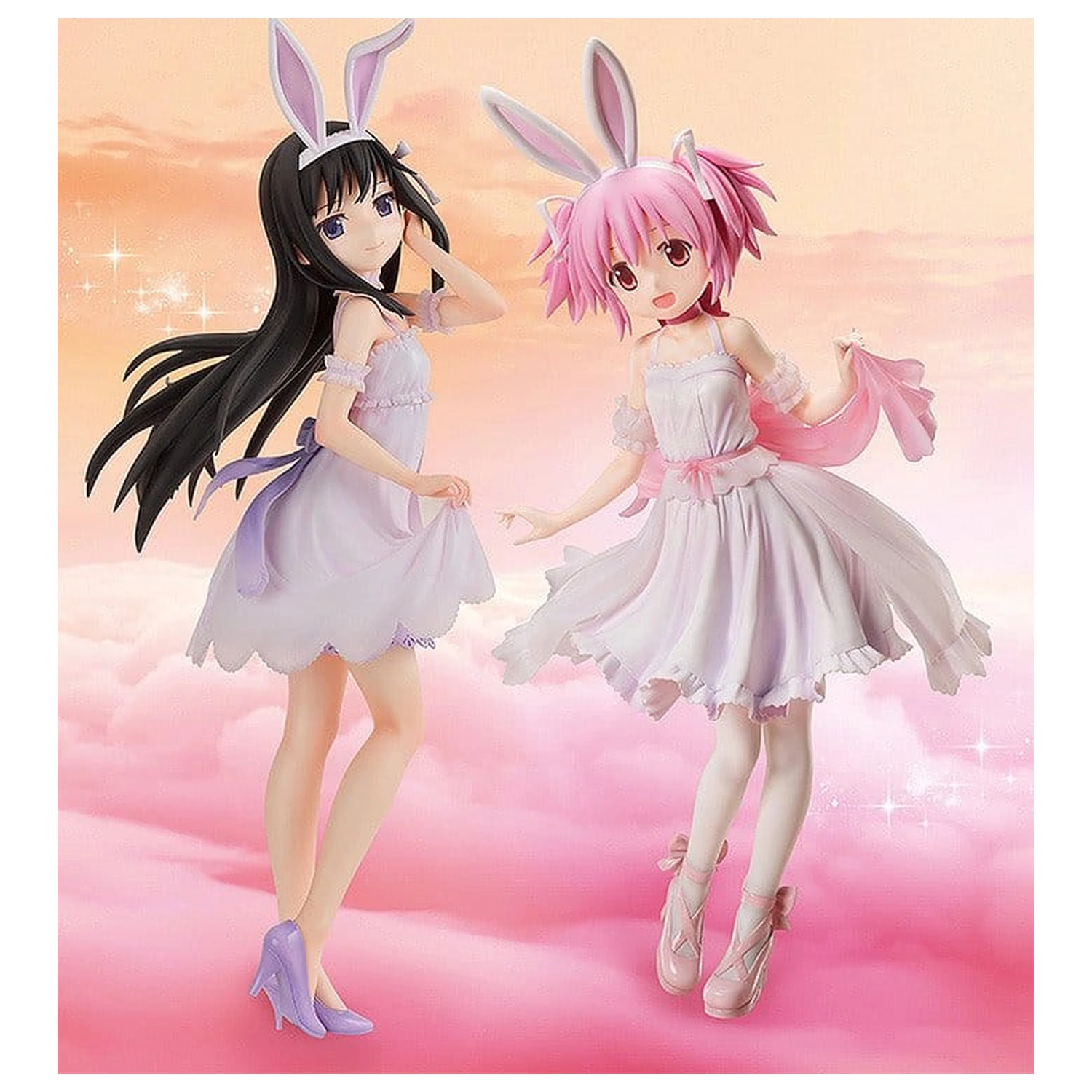 Puella Magi Madoka Magica The Movie -Rebellion- PVC Figur 1/4 Homura Akemi: Rabbit Ears Ver. 42 cm Produktfoto