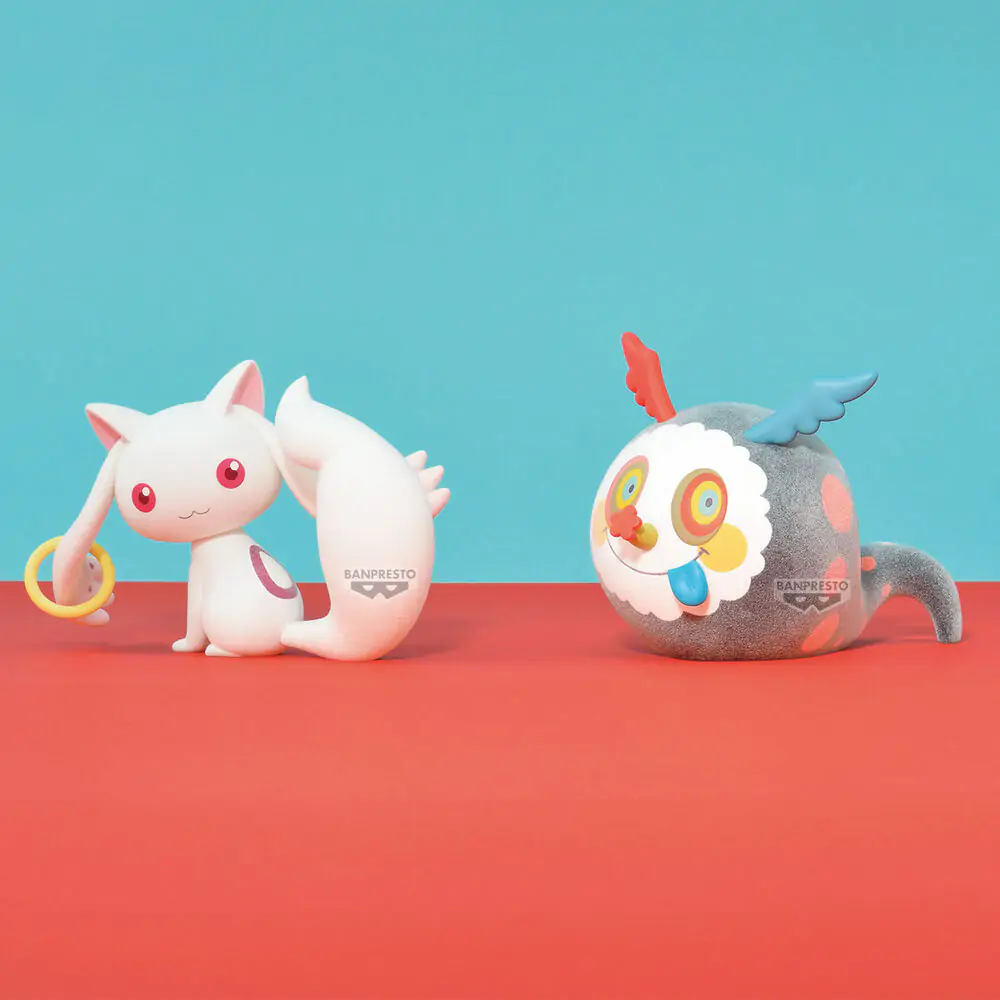 Puella Magi Madoka Magica The Movie Rebellion Kyubey Fluffy Puffy Figur 12 cm Produktfoto