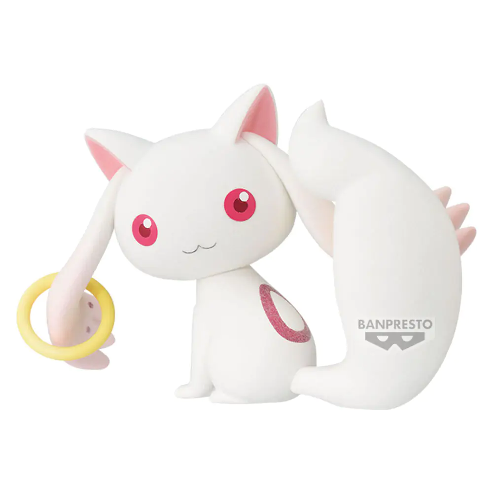 Puella Magi Madoka Magica The Movie Rebellion Kyubey Fluffy Puffy Figur 12 cm Produktfoto
