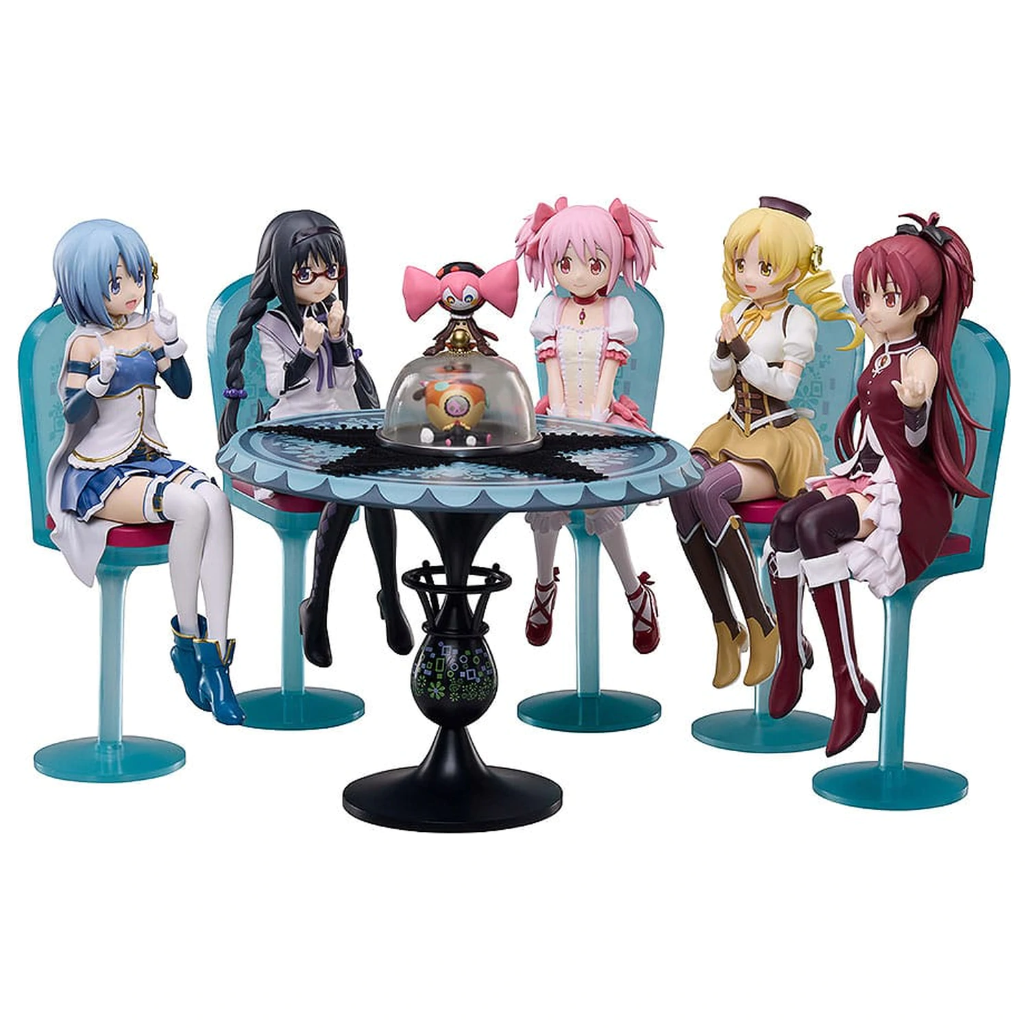 Puella Magi Madoka Magica The Movie: Rebellion PVC Statue Tea Party Cake Song Ver. Set 18 cm Produktfoto