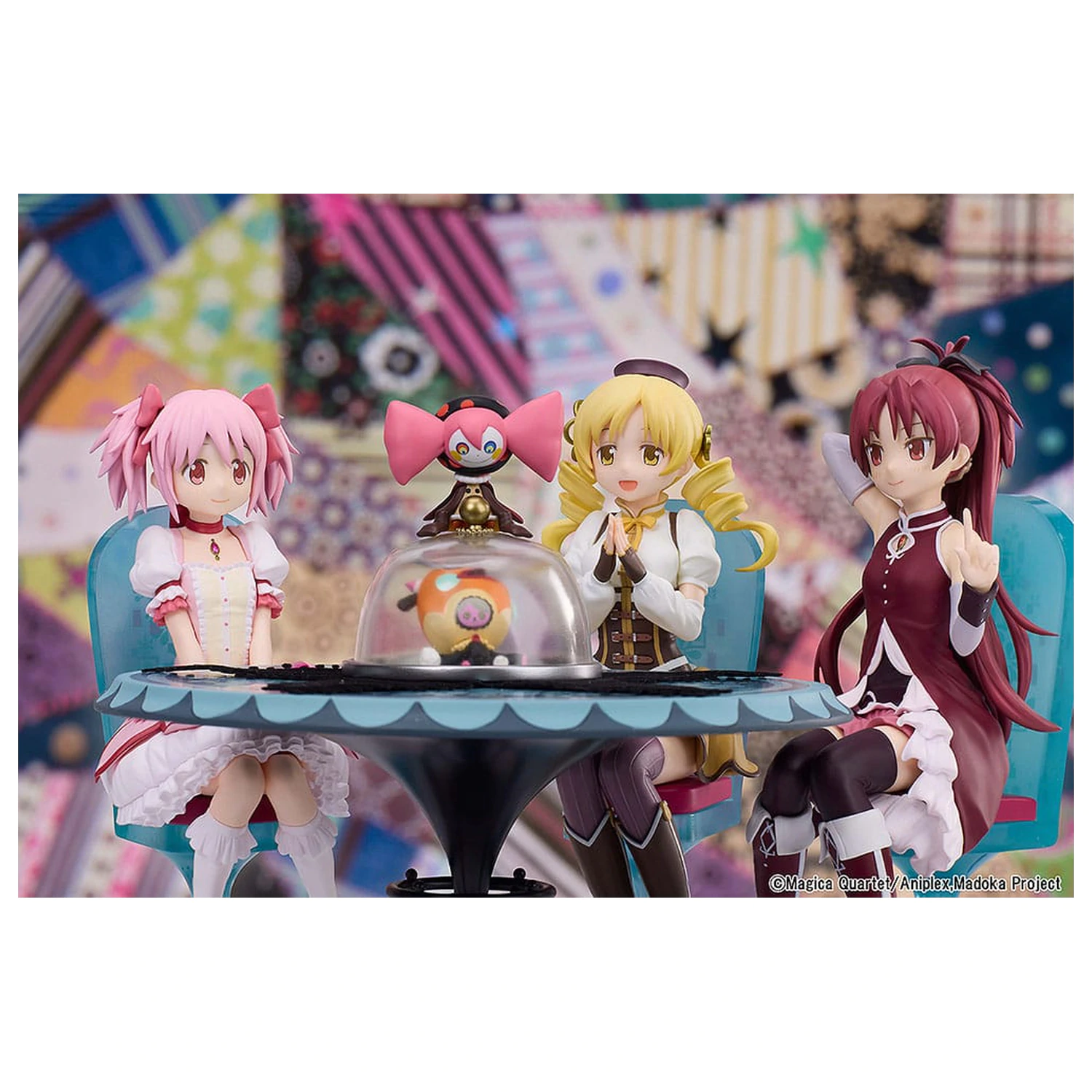 Puella Magi Madoka Magica The Movie: Rebellion PVC Statue Tea Party Cake Song Ver. Set 18 cm Produktfoto