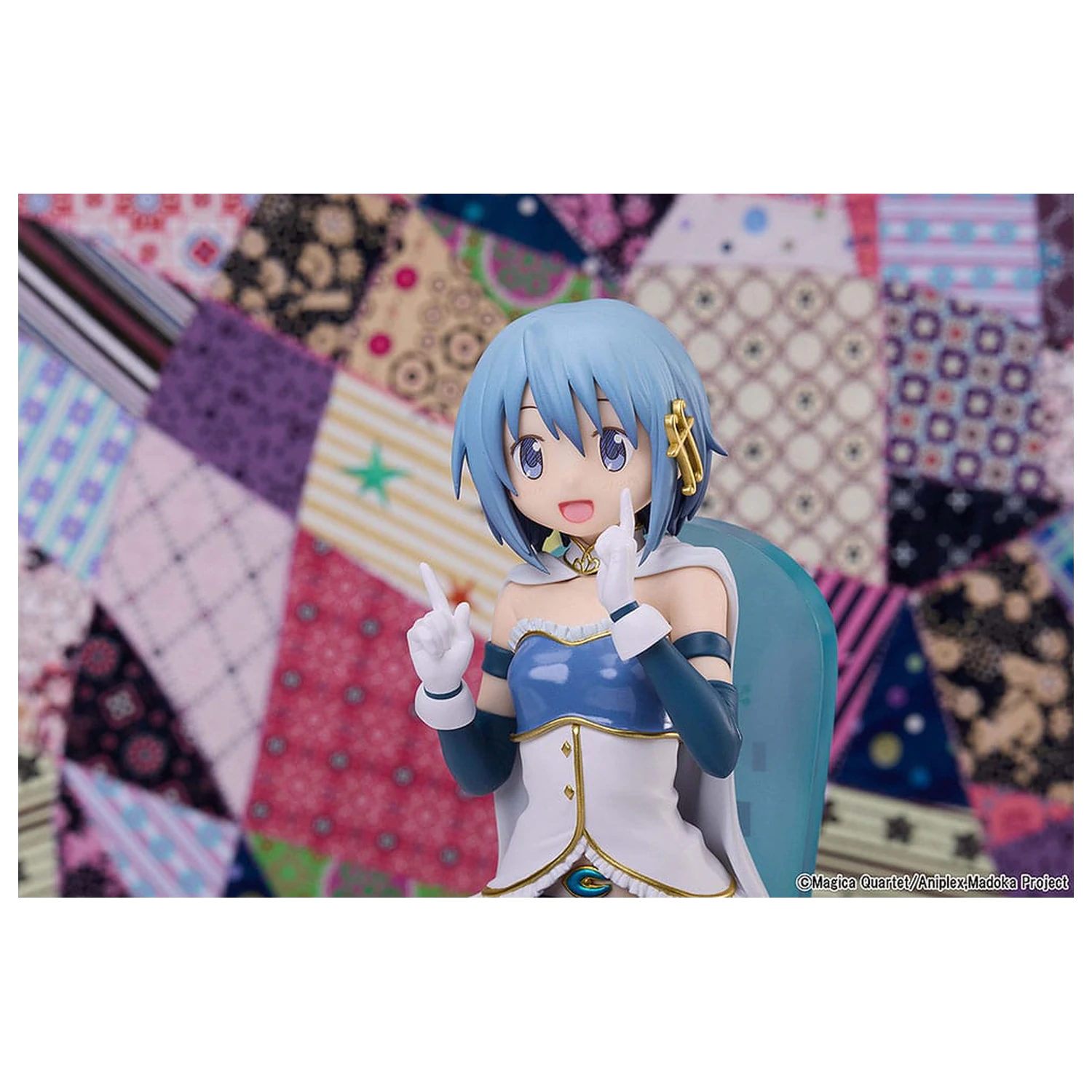 Puella Magi Madoka Magica The Movie: Rebellion PVC Statue Sayaka Miki Tea Party Cake Song Ver. 18 cm Produktfoto