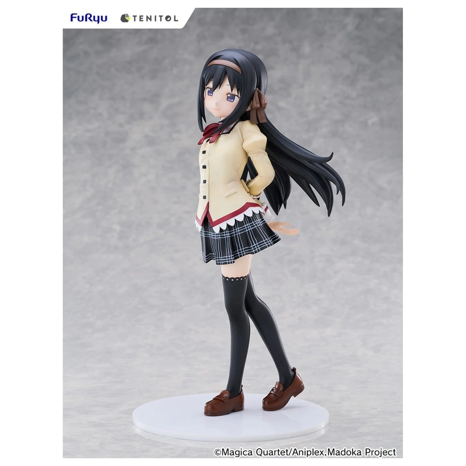 Puella Magi Madoka Magica the Movie -Walpurgisnacht: Rising- Tenitol Tall PVC Figur Homura Akemi 30 cm Produktfoto