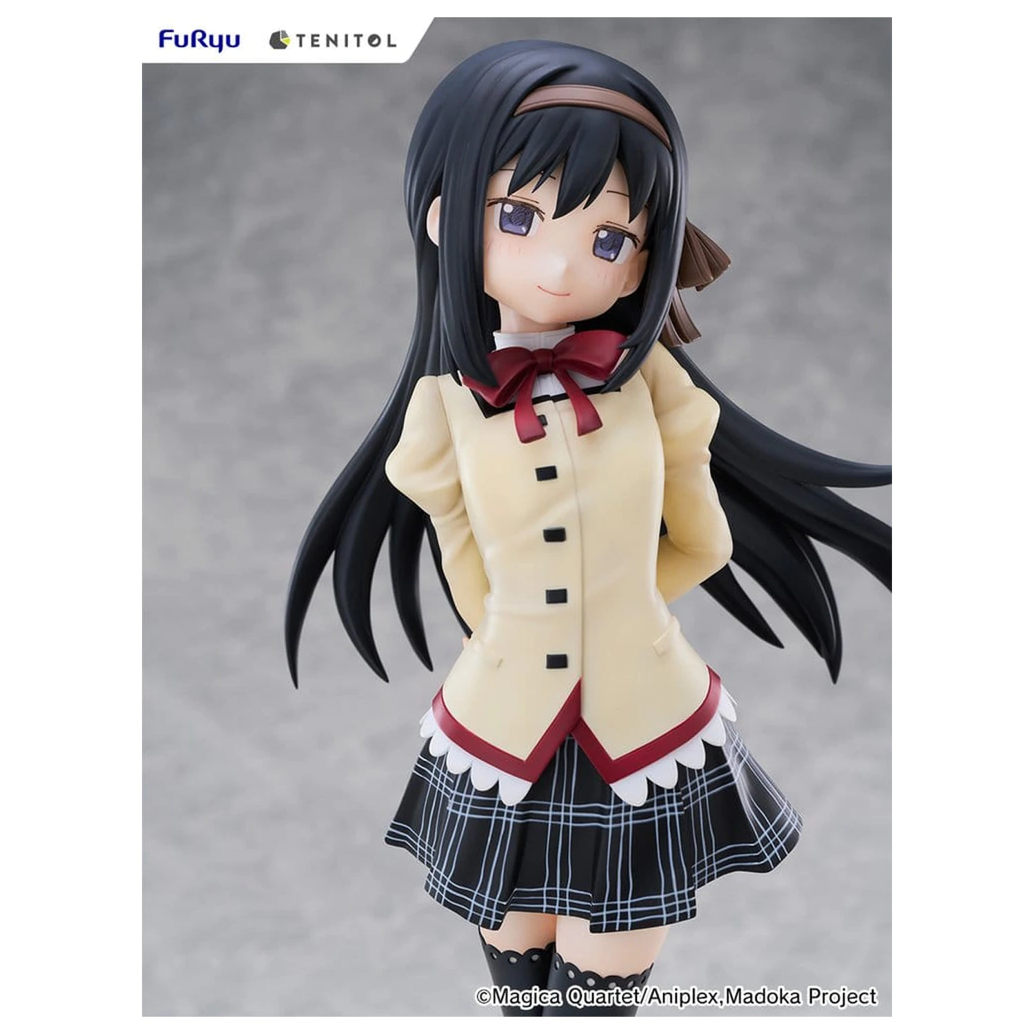 Puella Magi Madoka Magica the Movie -Walpurgisnacht: Rising- Tenitol Tall PVC Figur Homura Akemi 30 cm Produktfoto