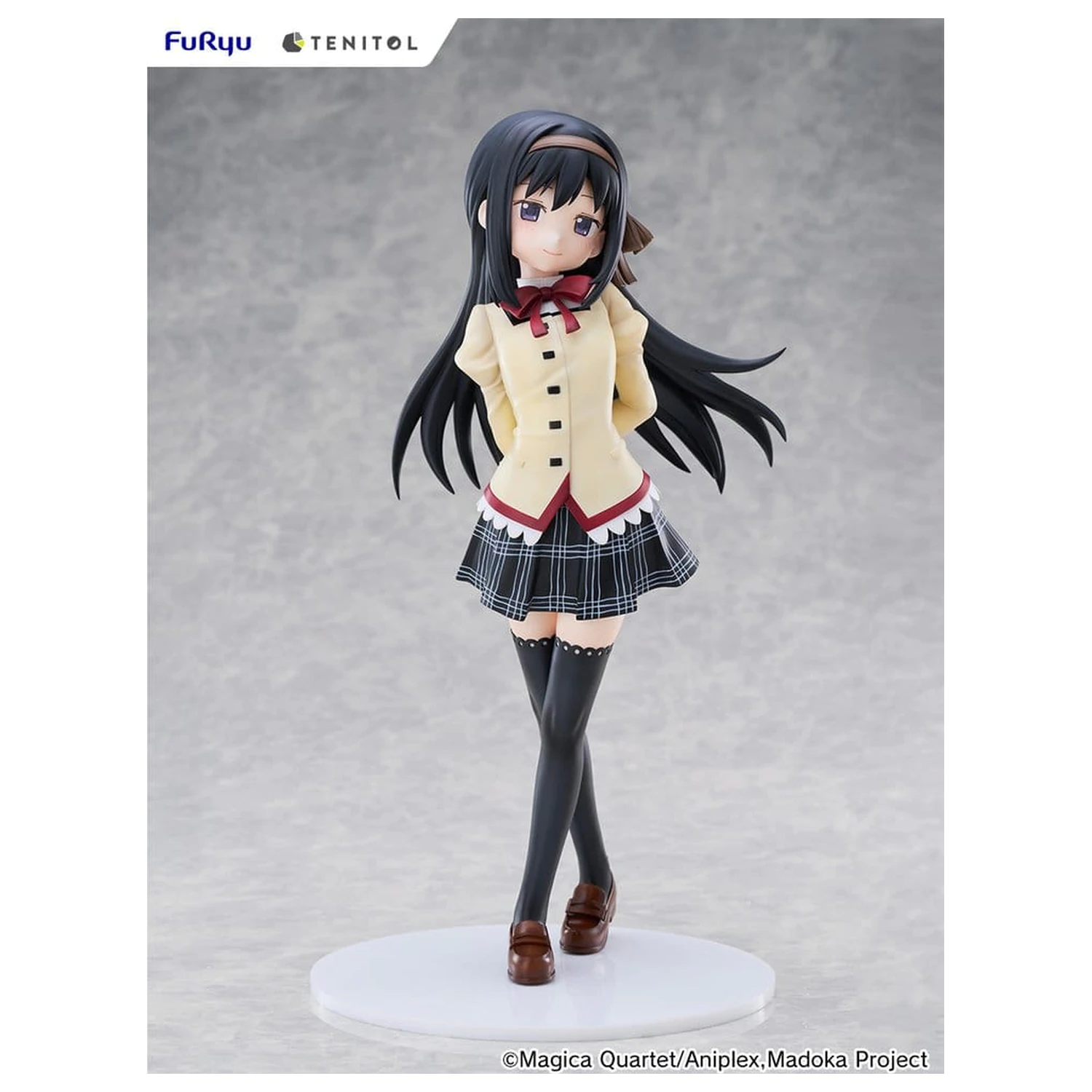 Puella Magi Madoka Magica the Movie -Walpurgisnacht: Rising- Tenitol Tall PVC Figur Homura Akemi 30 cm Produktfoto