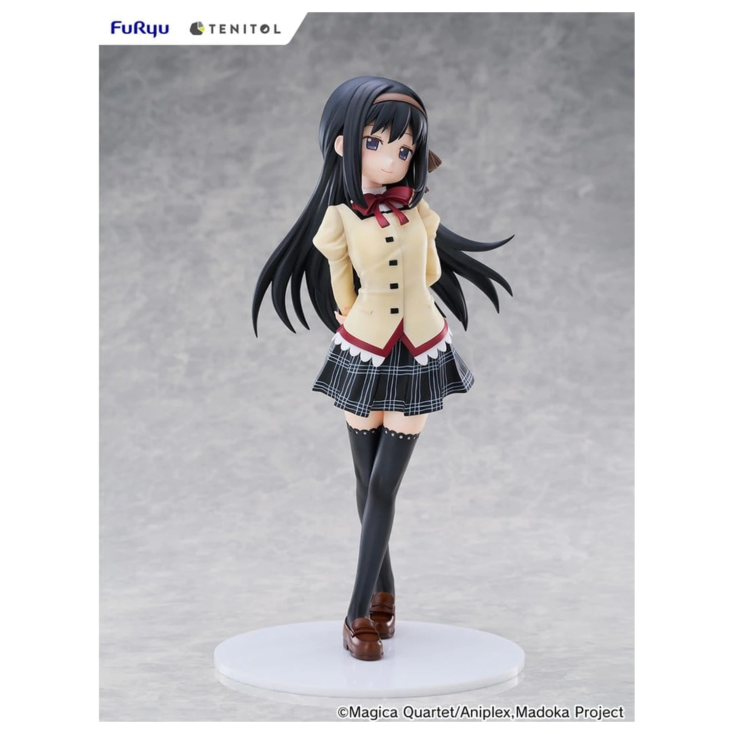 Puella Magi Madoka Magica the Movie -Walpurgisnacht: Rising- Tenitol Tall PVC Figur Homura Akemi 30 cm Produktfoto
