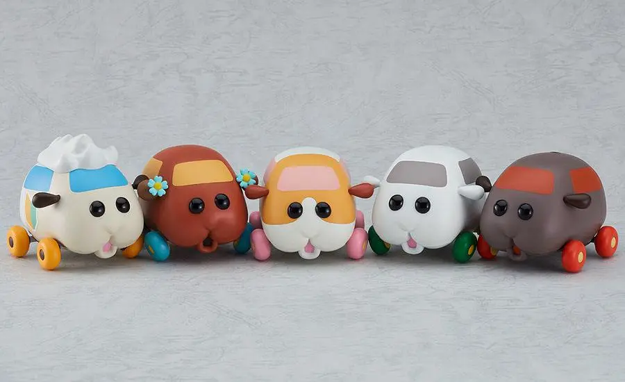 Pui Pui Molcar MODEROID Plastic Model Kit Molcar Shiromo 7 cm Produktfoto