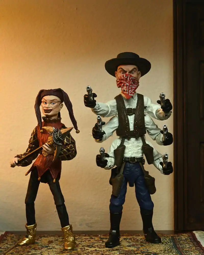 Puppet Master Actionfiguren Doppelpack Ultimate Six-Shooter &amp; Jester 18 cm Produktfoto