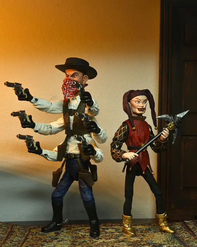 Puppet Master Actionfiguren Doppelpack Ultimate Six-Shooter &amp; Jester 18 cm Produktfoto