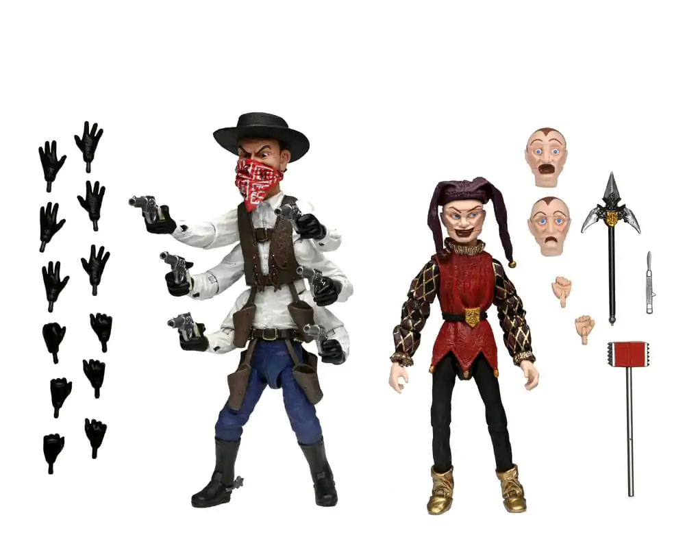 Puppet Master Actionfiguren Doppelpack Ultimate Six-Shooter &amp; Jester 18 cm Produktfoto
