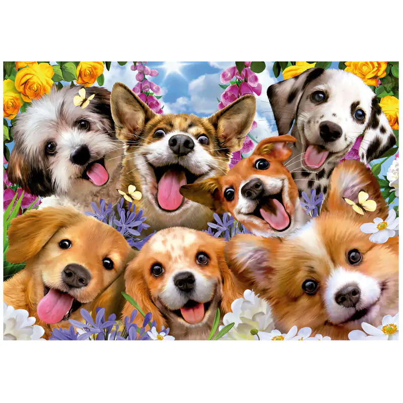 Puppies Selfie Puzzle 1000St Produktfoto