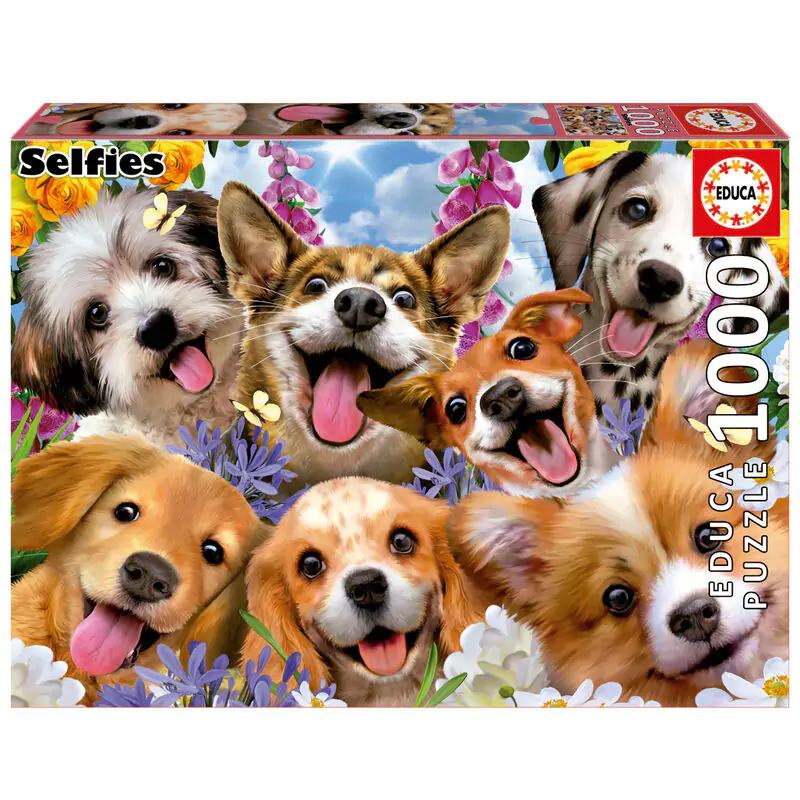 Puppies Selfie Puzzle 1000St Produktfoto