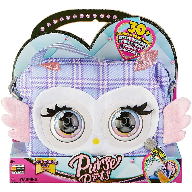 Purse Pets Owl Interaktive Tasche Produktfoto