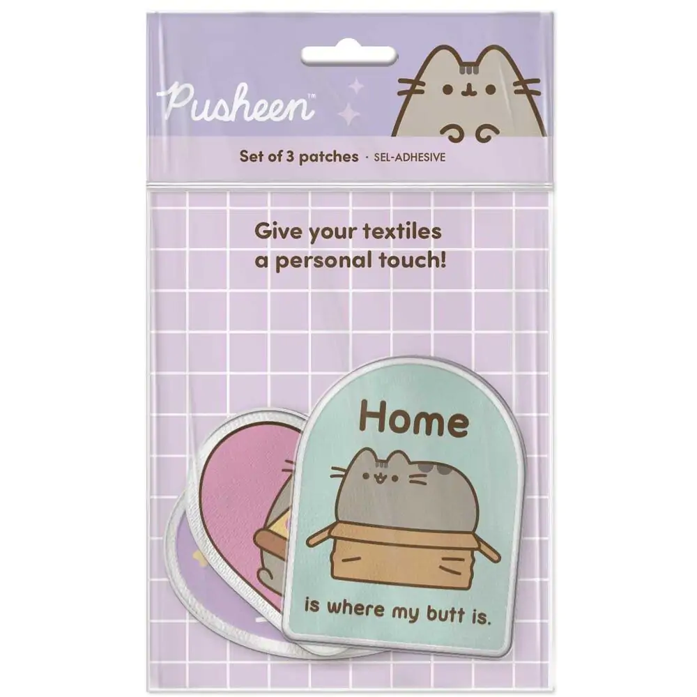 Pusheen 3er Set Aufnäher Produktfoto