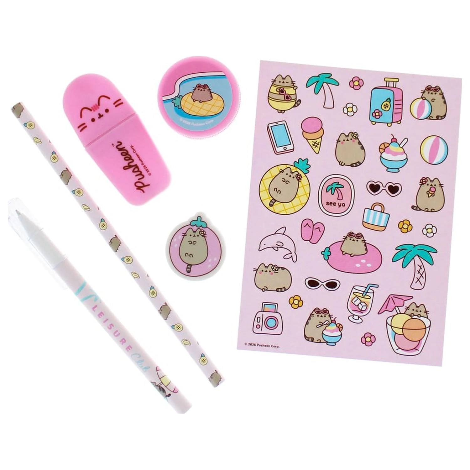 Pusheen Schreibwaren-Set 7-teilig Produktfoto