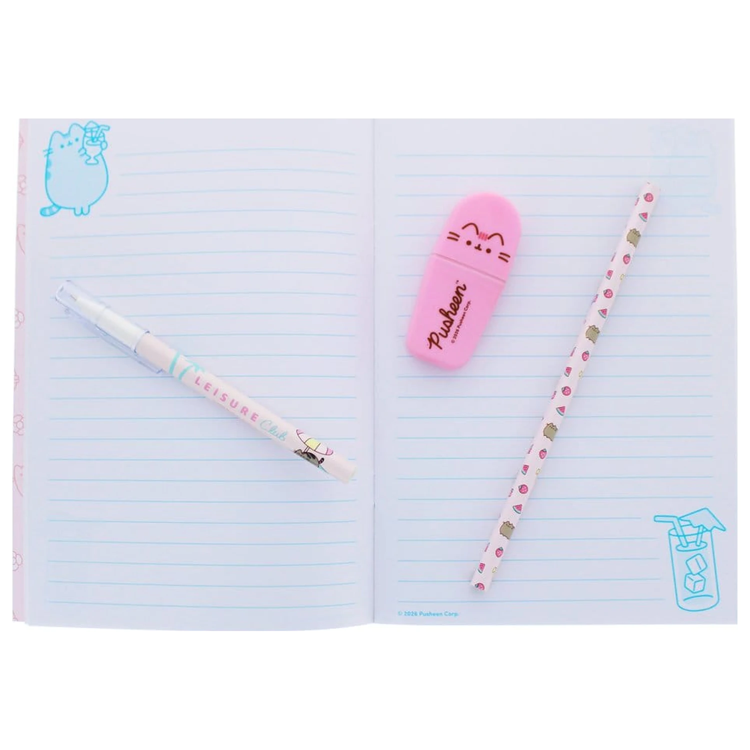 Pusheen Schreibwaren-Set 7-teilig Produktfoto