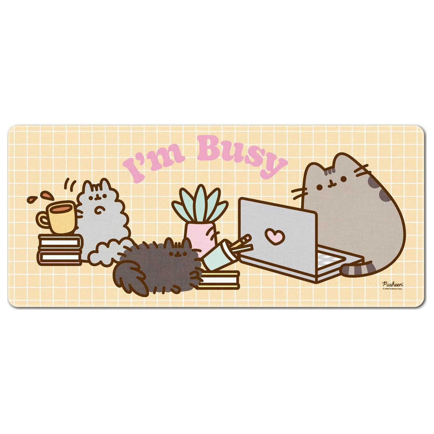 Pusheen Schreibtischunterlage Produktfoto