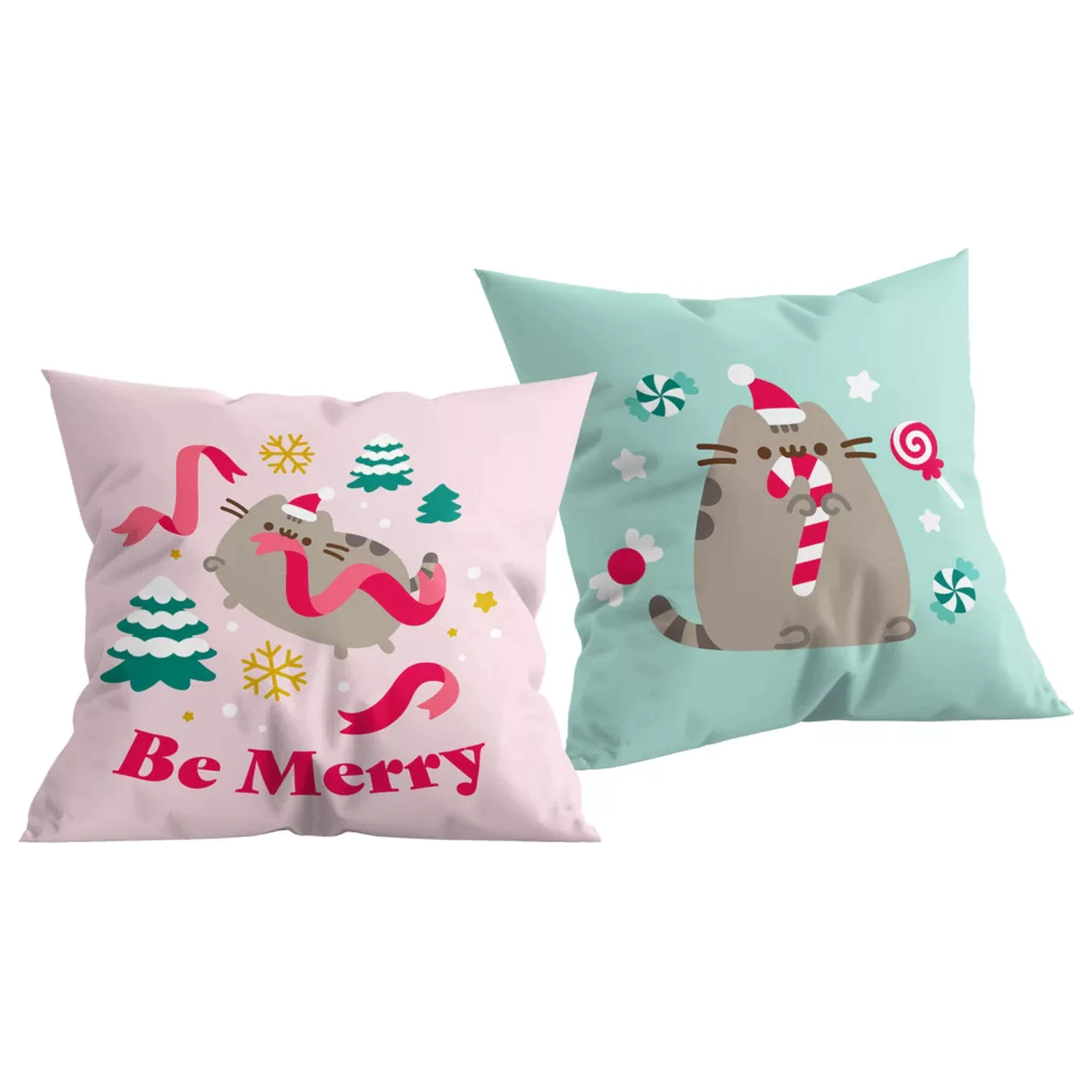 Pusheen Be Merry Kissen, Dekokissen 40x40 cm Produktfoto
