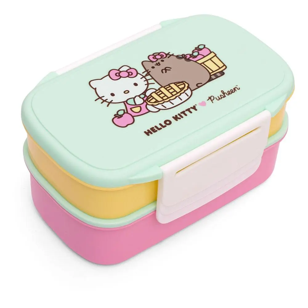 Pusheen Bento Lunchbox Set Hello Kitty Produktfoto